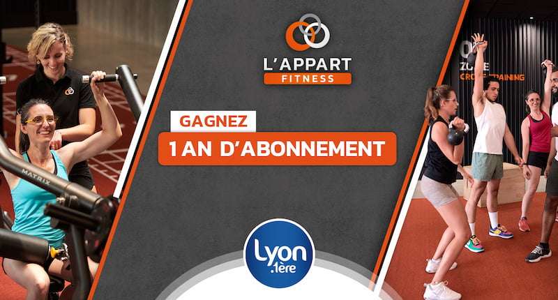 Gagnez un an d’abonnement à L’Appart Fitness