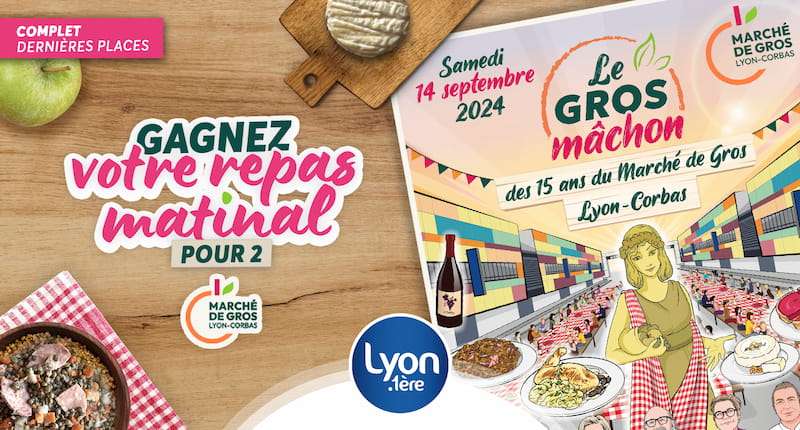 Gagnez votre repas matinal « Le GROS MÂCHON » pour 2 !