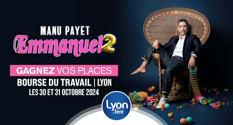 Gagnez vos places pour le nouveau spectacle de Manu Payet : Emmanuel 2 !