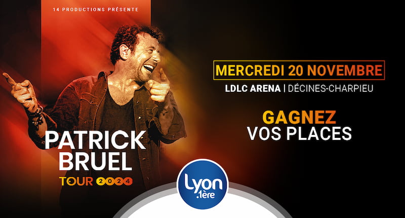 Gagnez vos places pour le concert de Patrick Bruel !